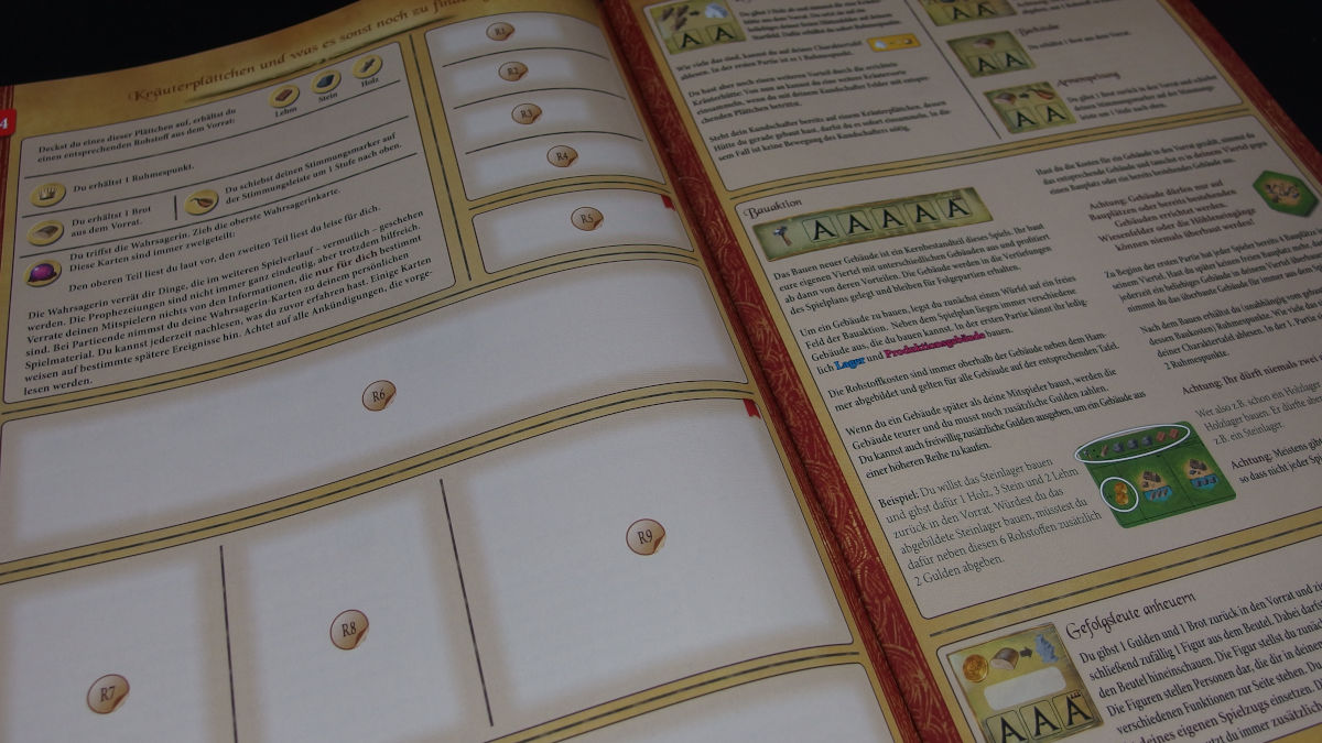 Bei dem Legacy-Spiel The Rise of Queensdale werden Regeln nach und nach freigespielt